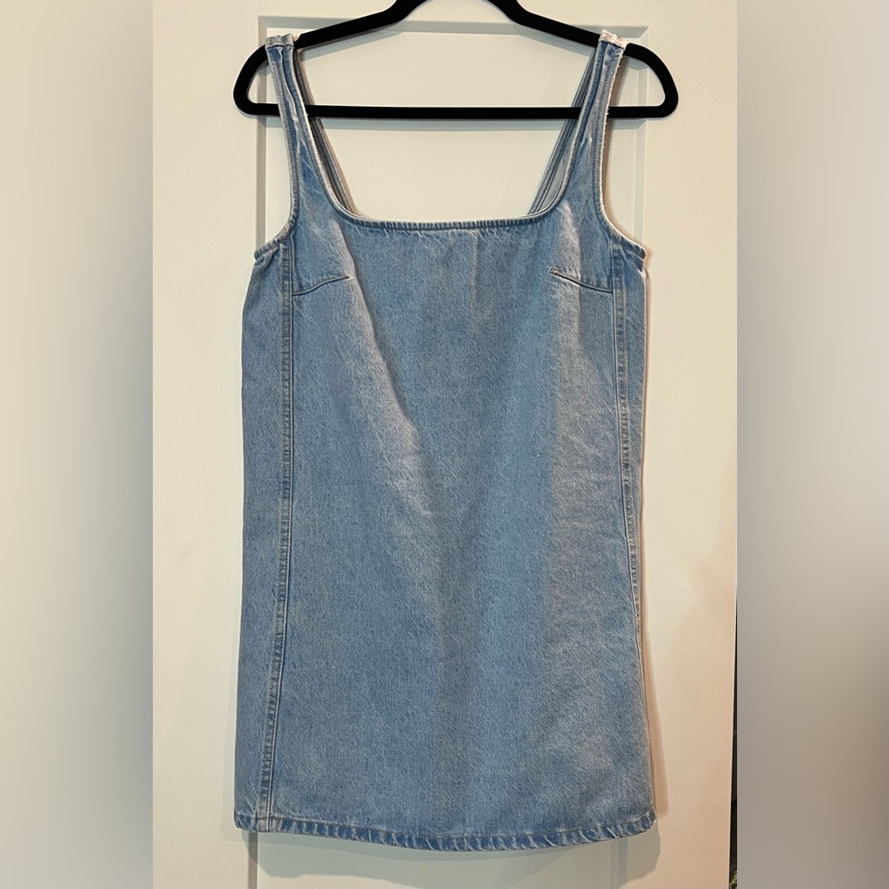 ZARA Light Blue Denim Mini Dress